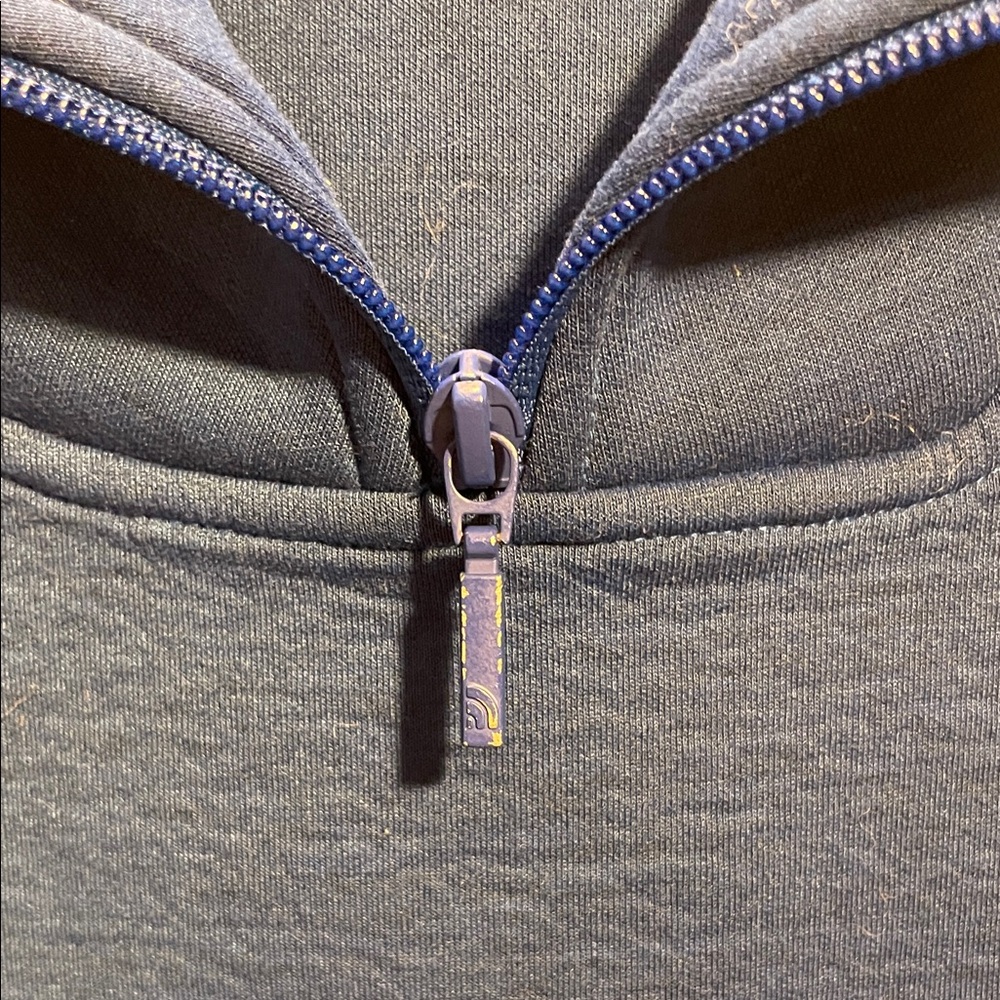 North Face Thermal 3D 1/4 Inch Zip Blue Pullover Size XS - Picture 3 of 7